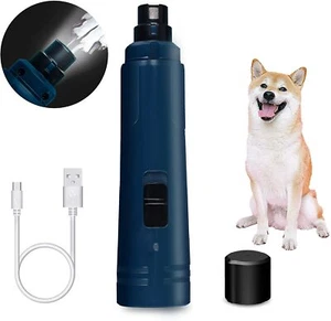 Hund Nagelschleifer mit LED-Licht verbessert Profi 2 Geschwindigkeiten Trimmer - Bild 1 von 4