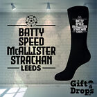 Socks Leeds Bremner Mot Alaw Football Lufc Gift Batty Speed Strachan Mcallister
