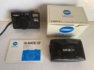 Vintage Minolta Hi-Matic GF 35mm Camera - Picture 1 of 11