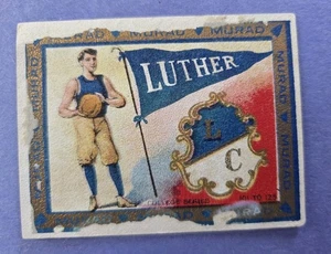 1910 T51 Murad Cigarettes College Series LUTHER COLLEGE Basketball -Set Break - Picture 1 of 2