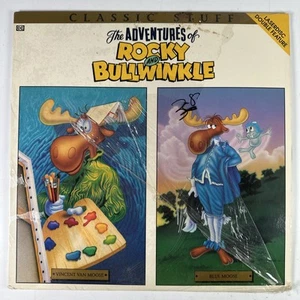 Adventures of Rocky & Bullwinkle Classic Stuff LaserDisc Movie - Picture 1 of 2