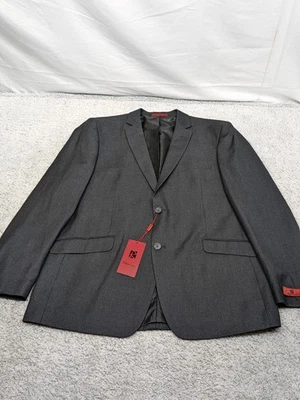 Traje Para Hombre Renoir Carbón 2 Piezas Talla 46L Delgado Sin Dobladillo Nuevo Con Etiquetas Foto 1 de 4