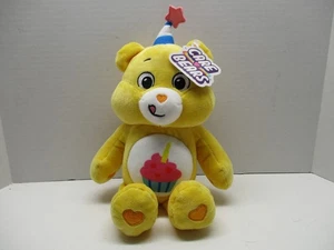 NWT Care Bears Yellow Birthday Bear Basic Fun 10” Plush Stuffed Toy - Picture 1 of 12