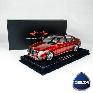 1/18 Henson & Heaven HH Model Mercedes Benz S65L AMG W222 In Volcanic Red - Picture 1 of 9