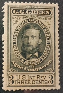 U.S.A MATCH AND MEDICINE STAMPS SCOTT RS92d - Picture 1 of 2