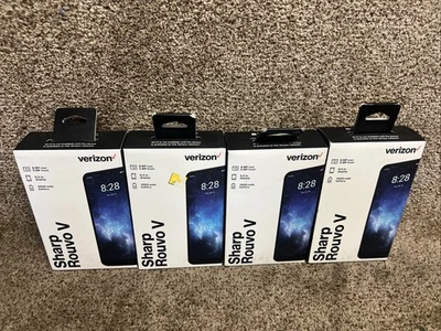 NUEVO - Smartphone Verizon Sharp Rouvo V, 32GB, Negro.Lote de 4 Foto 1 de 3