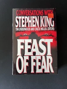 Feast of Fear Conversations with Stephen King Hardcover 1992. 1st Edition ✅ - Picture 1 of 3