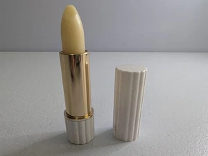 Estee Lauder Lip Conditioner Lipstick Full Size Discontinued White Tube Rare HTF - Picture 1 of 7