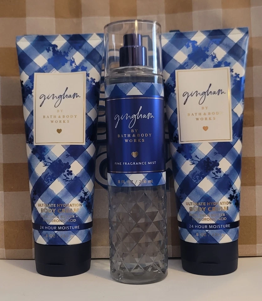 Bath & Body Works GINGHAM Body Cream (2) & Fine Fragrance Mist  - Image 1 of 1