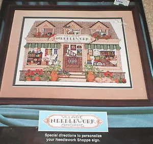"Bucilla/Hernández 1994 personalizado ""Tienda de agujas"" kit de punto X nuevo en paquete 14x11 - Imagen 1 de 1