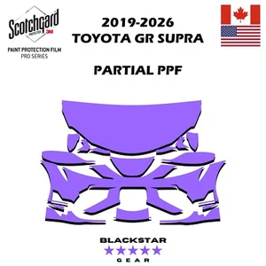 Toyota SUPRA GR 2019-2026 Pre-Cut 3M PRO Paint Protection Film Partial PPF - Picture 1 of 2
