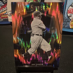 2023 Select Joe Tinker #158 Orange Flash Prizm - Premier Level Chicago Cubs
