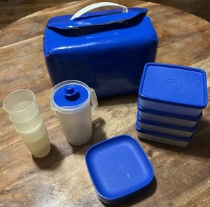 Tupperware TupperToys Set da Picnic Vintage Confezione Cooler - Foto 1 di 17