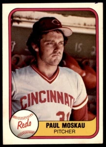 1981 Fleer - #207 Paul Moskau Cincinnati Reds Baseball Card - Picture 1 of 2