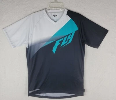 Fly Racing Super D Jersey Short Sleeve Shirt Men's Size M *Read * - Image 1 of 4