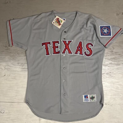 NEW Vintage MLB Russell Athletic Diamond Collection Texas Rangers Jersey Sz 48 - Image 1 of 4