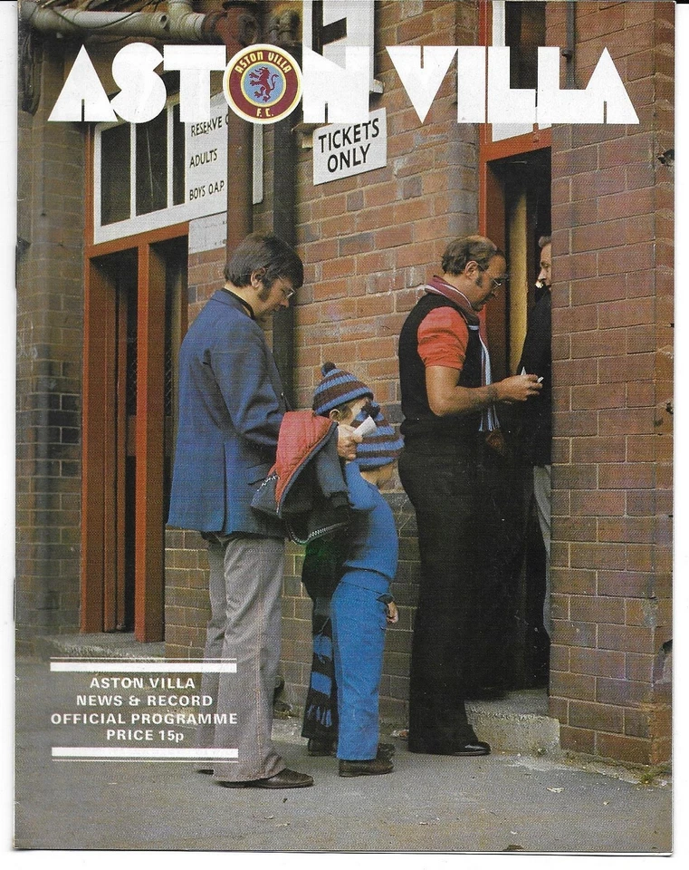 Football Programme>ASTON VILLA v QPR Feb 1977 Postponed - Image 1 of 1