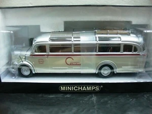 WOW EXTREMELY RARE Mercedes O 3500 Bus Silver KR Ltd 708 1:43 Minichamps-317/321 - Picture 1 of 2