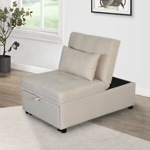Folding Ottoman Sofa Bed 4 in 1 Multi-Function Convertible Sleeper Sofa Chair