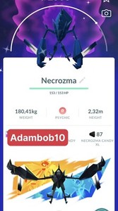 Pokémon Go | Shiny Necrozma | Trade Registered Or Unregistered