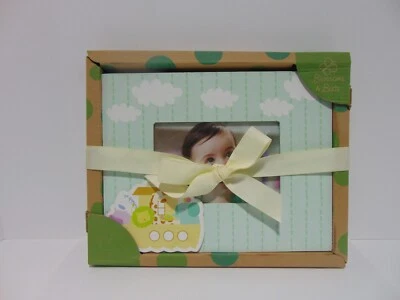 Marco de fotos del Arca de Noé de flores y brotes para foto de 4 x 6 nuevo en caja (D) Foto 1 de 4