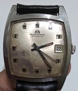 Vintage Bucherer Automatic 6979 Herren Armbanduhr läuft super! - Bild 1 von 9