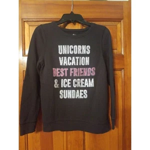 Crewneck Sweatshirt Girls 12 - Picture 1 of 5
