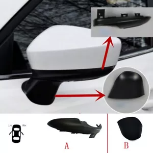 For Mazda 3 2014-2016 Side Mirror Wing View Mirror Lower Cover Holder Shell Cap - Picture 1 of 13