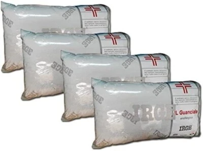 Guanciale Antiacaro Anallergico Antibatterico Morbida Imbottitura Made in Italy