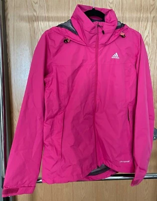 Nuevo Adidas "Chaqueta Sólida 2L Wandertag" Para Mujer Pequeño Rosa Senderismo Camping Esquí Foto 1 de 2