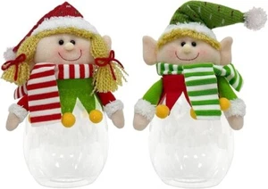 2er Set Weihnachten Bonbongläser Plätzchen - Keks - Kaffee Tee Zucker Kanister Gläser - Bild 1 von 2