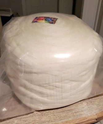 20 lbs Pounds Wool Roving Fiber Spinning, Felting, Weaving, Knitting, Filling - Image 1 of 4