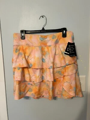 Nuevo con etiquetas Ideology Skort Rosa Glaseado en Niveles con Pantalones Cortos Incorporados Talla Grande 2X Foto 1 de 3