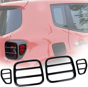 Tail Light Cover Taillight Rear Lamp Protector Guard for 2015-2018 Jeep Renegade - Picture 1 of 8