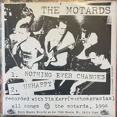 MOTARDS / CRYIN' OUT LOUDS 7" M/NM- Helldorado Pink Swords Surfbot Headache City - Image 1 of 4