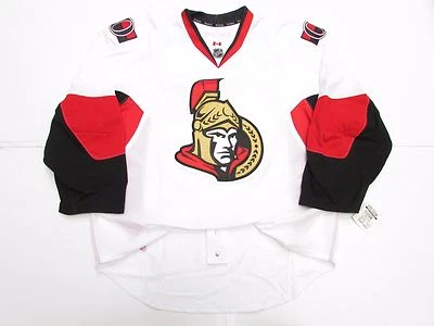 OTTAWA SENATORS AUTHENTIC AWAY TEAM ISSUED REEBOK EDGE 2.0 7287 JERSEY SIZE 58 - Image 1 of 4