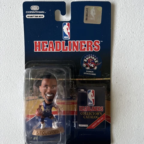 1996 Headliners 3" Basketball Damon Stoudamire NBA Guard Toronto Raptors Cover