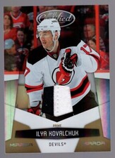 2010-11 Certified Mirror Gold Materials Prime Patch #87 Ilya Kovalchuk 08/10