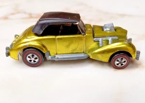 Hot Wheels Redline Classic Cord 1971 Tough to find Yellow - Picture 1 of 7