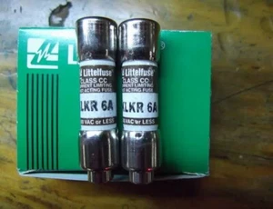 Menge 10 Stck. Littelfuse Sicherung KLKR-6 KLKR6 6A 600V Neu im Karton kostenloser Versand - Bild 1 von 1