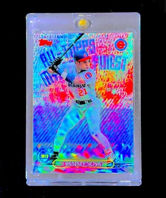 SAMMY SOSA RARE SILVER COLOR REFRACTOR HOLO SP Finest Insert Chrome - CUBS - Image 1 of 4