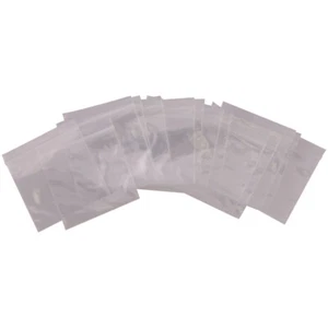 100 Pack of 1.5 Inch x 1.5 Inch Clear Reclosable Poly Bags - 2 MIL zip lock bag - Picture 1 of 2