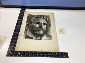 ART PAPER ETCHING PHOTO PRINT PLATE JOHN KONSTANTIN HANSEGGER EISENHOWER PROOF - Picture 1 of 24