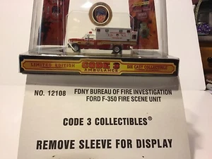 #12108 FDNY Bureau Of Investigation code 3 collectibles Pristine Condition - Picture 1 of 6