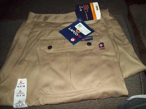 NEW - Lapco Flame Resistant Men’s Khaki Pants 36x38 with Tags - Picture 1 of 3