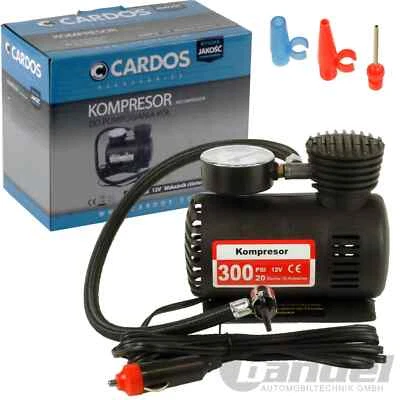 MINI COMPRESOR DE AIRE 12V TURISMOS COCHE NEUMÁTICOS UNIVERSAL COMPRESOR DE AIRE COMPRIMIDO 20 bar - Imagen 1 de 4