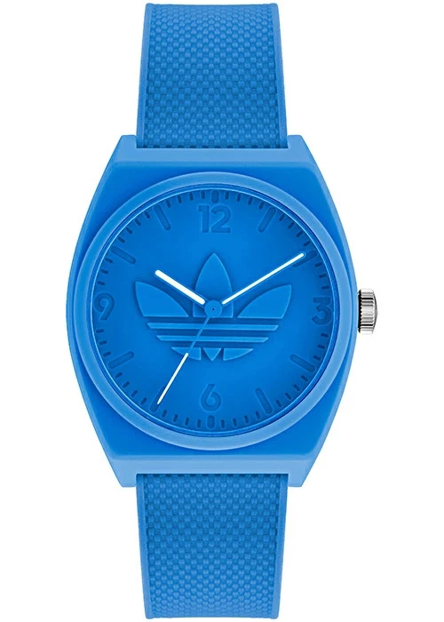 adidas Street Project Two AOST22033 Unisex Quartz 38mm Blue Resin Watch