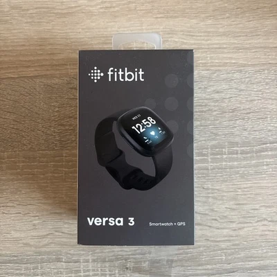 fitbit versa 3 - 40 mm - Aluminiumgehäuse - komplett mit Ladegerät und OVP - Bild 1 von 2