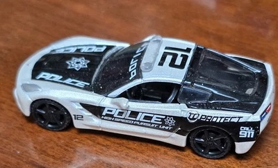 3" Maisto 2014 Corvette Stingray High Speed Pursuit Unit Police Car Loose 1/64 - Image 1 of 4