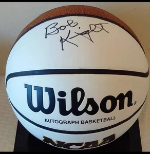 Baloncesto Wilson tamaño completo autografiado firmado por Bobby Knight JSA Indiana Tech Salón de la fama - Imagen 1 de 1